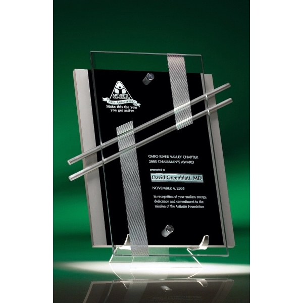 Nova desk or wall plaque made of lacquered wood and a... from ASI 62985 J. Charles