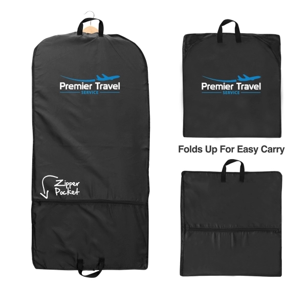 22" x 48" x 3" hanging garment bags with zipper pocket... from ASI 37980 Bagworld / BagWorld