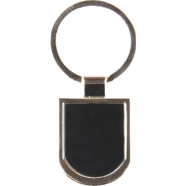 Rectangular shape chrome metal key holder... from ASI 74585 Nu Promo International / Nu Promo Line