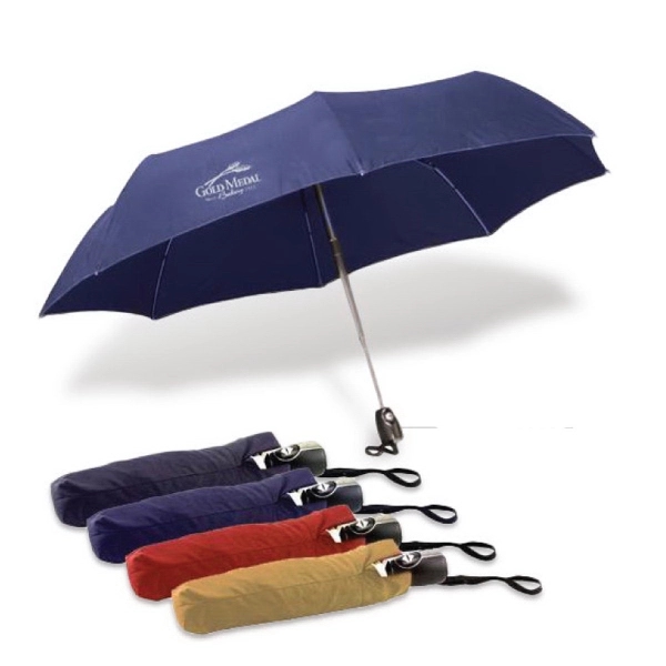 43" Auto-open and close mini umbrella with case.... from ASI 31570 Advantage Industries / AdVantage Line®