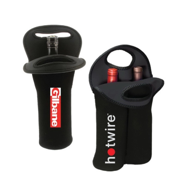 dual bottle tote made from protective neoprene... from ASI 31570 Advantage Industries / AdVantage Line®