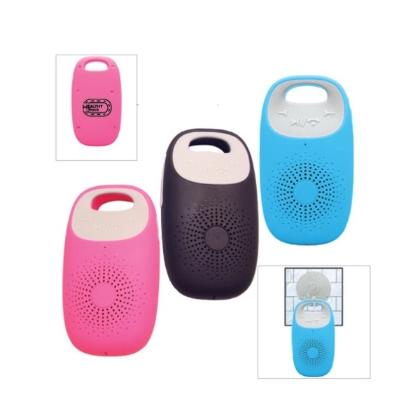 AQUA "PHUSIC" Waterproof Bluetooth Speaker with Speakerphone Function... from ASI 31570 Advantage Industries / AdVantage Line®