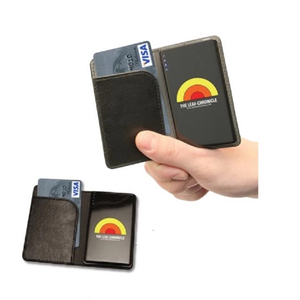 2200 mAh Power Bank Card with 8 GB USB Flash Drive... from ASI 31570 Advantage Industries / AdVantage Line®