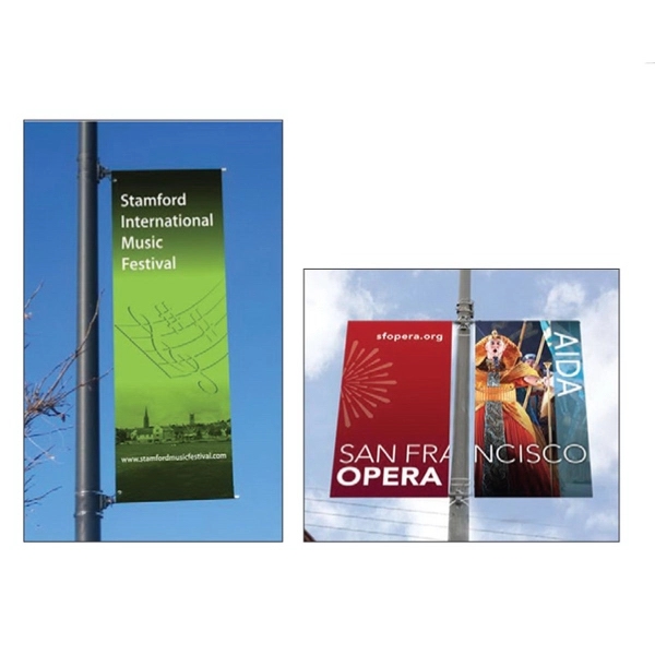 Street pole banner.... from ASI 31570 Advantage Industries / AdVantage Line®