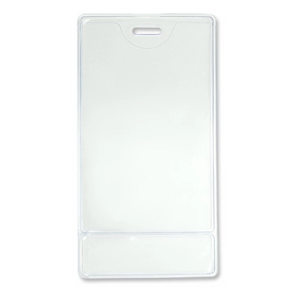 Premium display-style vinyl badge holders feature 2-pockets and a slot for... from ASI 79898 Promovision / PROMOVISION