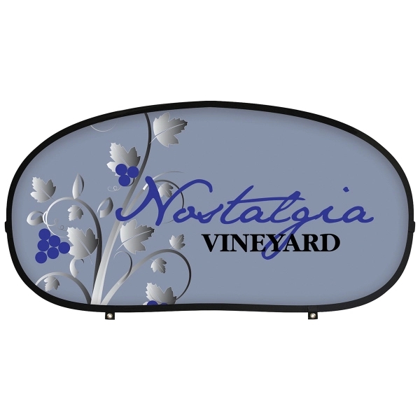 78.75 x 39.37" Horizontal Pop up banner... from ASI 80228 Quinn