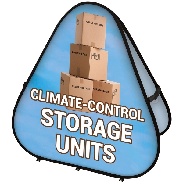 59" x 59" Triangle Pop-Up Banner... from ASI 80228 Quinn