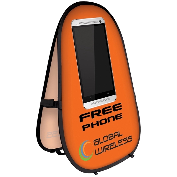 39.37" x 66.9" Vertical Pop-Up Banner... from ASI 80228 Quinn