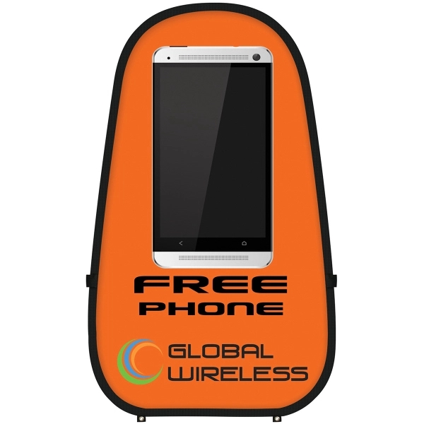 39.37" x 66.9" Vertical Pop-Up Banner... from ASI 80228 Quinn