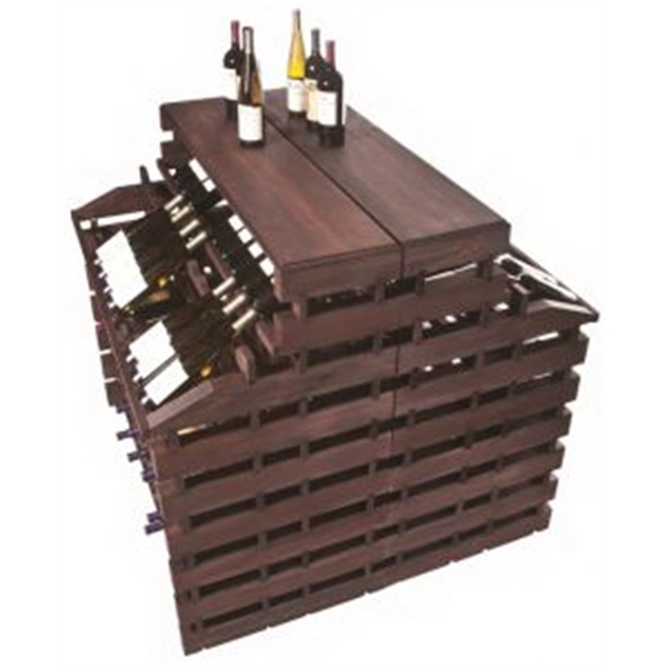 Gondola Fixture 360 Bottles- Stained... from ASI 55450 Franmara Inc