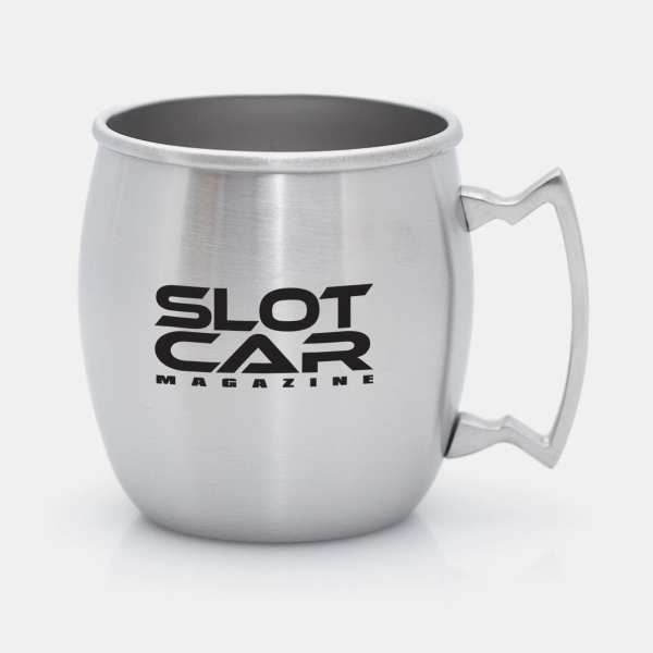 14 oz. Stainless Steel Moscow Mule Mug Stainless Steel Exterior and... from ASI 40544 Binaco / Binaline