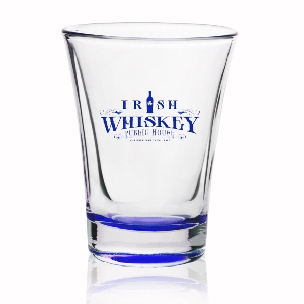 2 oz. clear shot glass, measuring 3.9"H x 2.1" rim x... from ASI 39552 BEL Promo