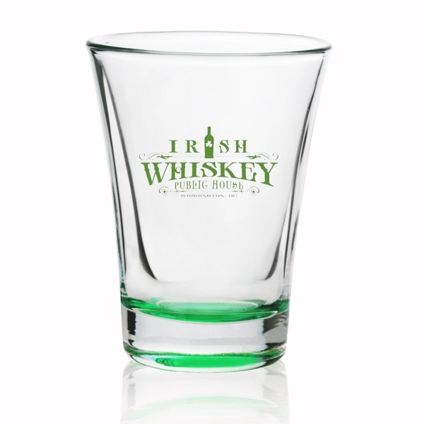 2 oz. clear shot glass, measuring 3.9"H x 2.1" rim x... from ASI 39552 BEL Promo