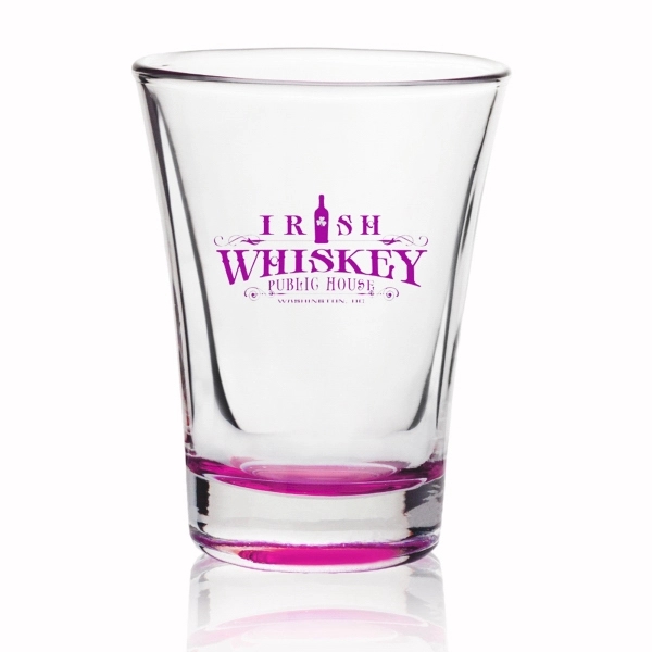 2 oz. clear shot glass, measuring 3.9"H x 2.1" rim x... from ASI 39552 BEL Promo