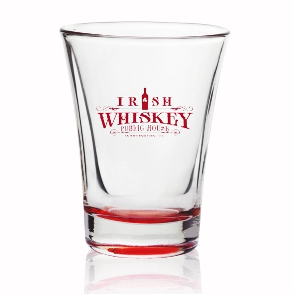 2 oz. clear shot glass, measuring 3.9"H x 2.1" rim x... from ASI 39552 BEL Promo