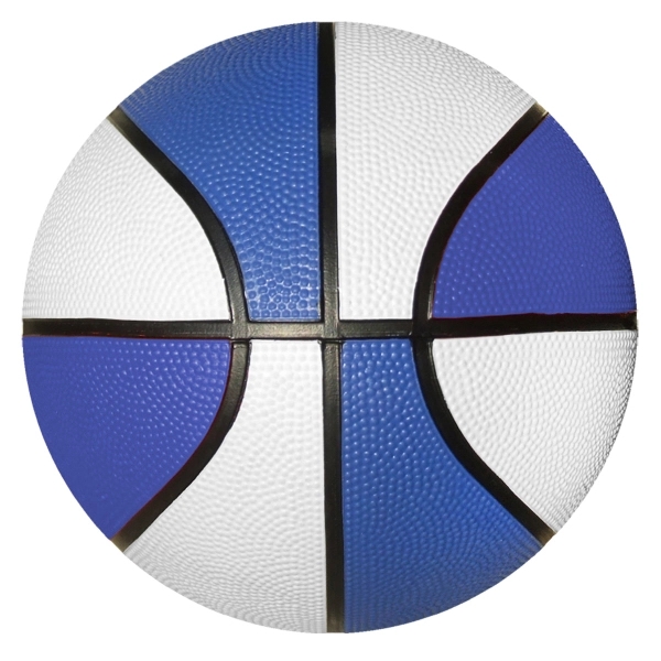 7" mini rubber basketball that features a re-inflatable athletic valve.... from ASI 55675 Galaxy Balloons Inc / Galactic Fun Time Line