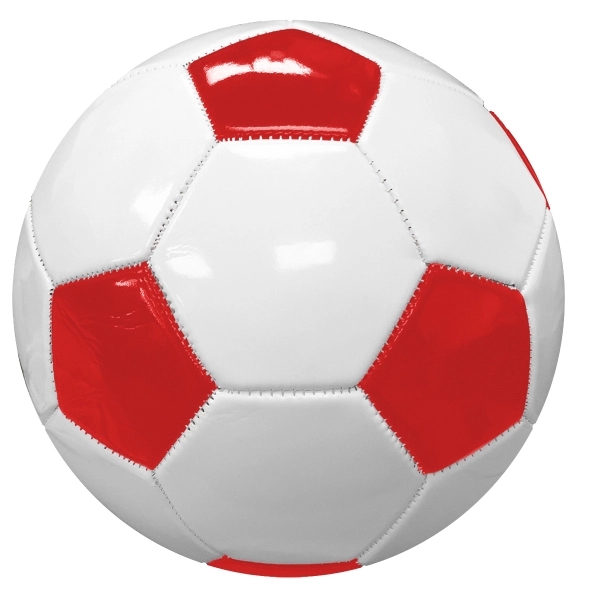 27" full size synthetic leather soccer ball with customization (size 5).... from ASI 55675 Galaxy Balloons Inc / Galactic Fun Time Line