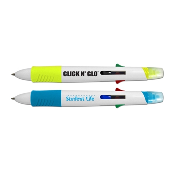 Four color pen and fluorescent highlighter.... from ASI 67675 Liqui-Mark Corp