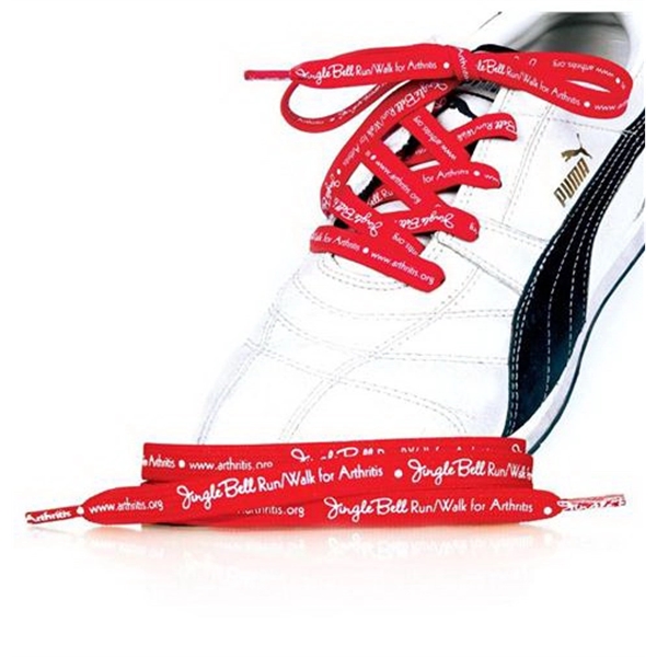 These shoe laces made of tubular woven polyester are tipped on... from ASI 93987 Martini-Vispak Inc.