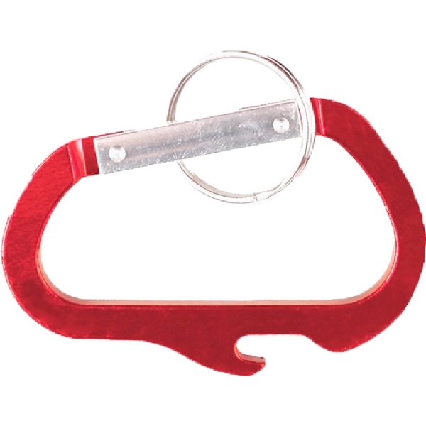 Carabiner with Bottle Opener and Key Ring... from ASI 74585 Nu Promo International / Nu Promo Line