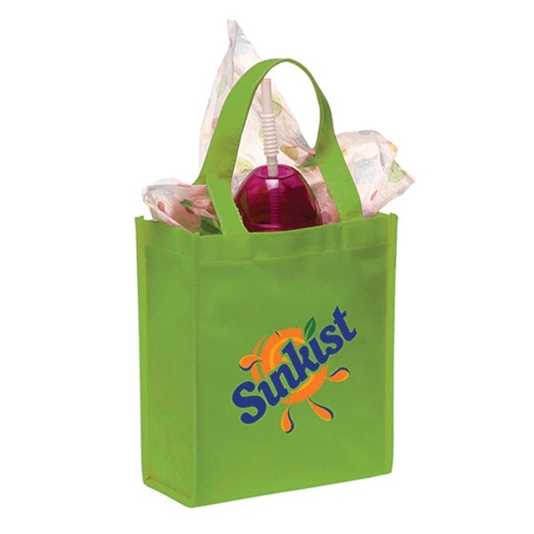 8.25" x 10" non-woven gift bag with reinforced straps.... from ASI 39552 BEL Promo