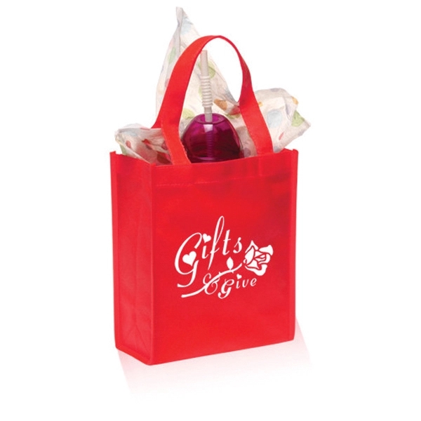 8.25" x 10" non-woven gift bag with reinforced straps.... from ASI 39552 BEL Promo