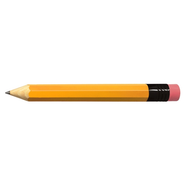 Giant promotional pencil with black ferrule and pink eraser.... from ASI 34256 ALL-IN-ONE / ALL-IN-ONE® All In One® Allinone AllInOne® allinoneline