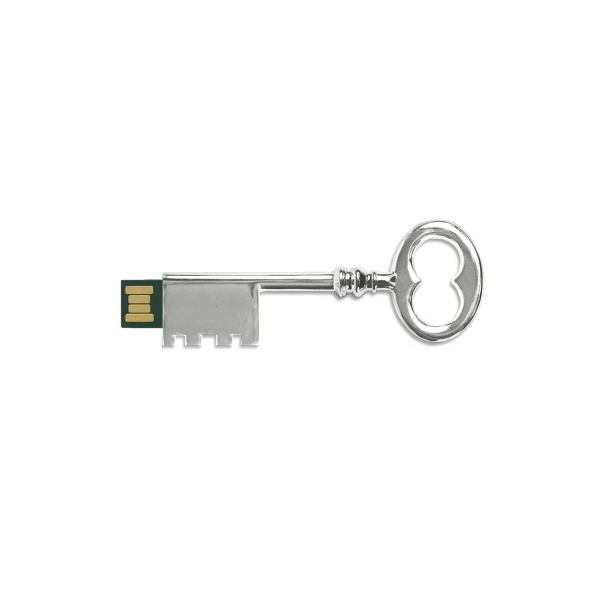 Premium metal key shaped hi-speed USB 2.0 drive... from ASI 34256 ALL-IN-ONE / ALL-IN-ONE® All In One® Allinone AllInOne® allinoneline