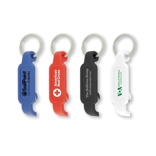 Bottle Opener Keychain with large imprint area.... from ASI 93520 Ventura Inc