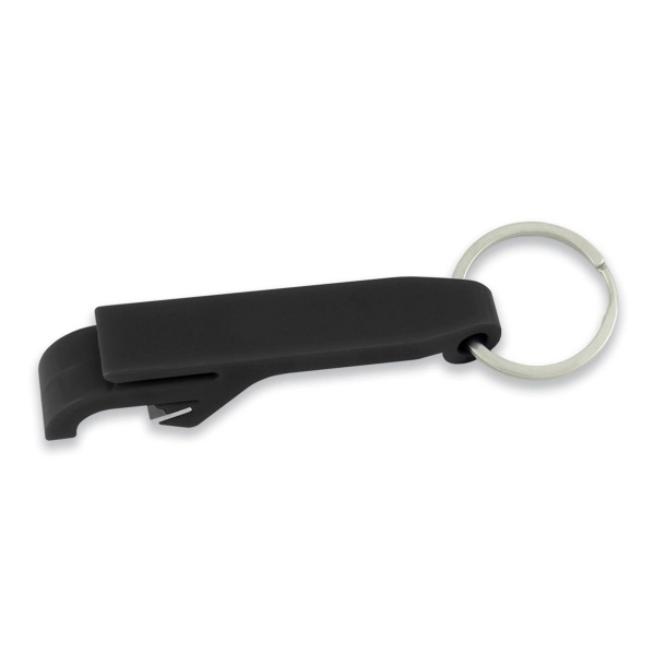 Bottle Opener Keychain with Splitring will open bottles and pull tabs... from ASI 93520 Ventura Inc