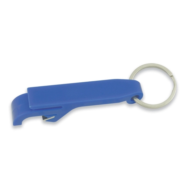 Bottle Opener Keychain with Splitring will open bottles and pull tabs... from ASI 93520 Ventura Inc