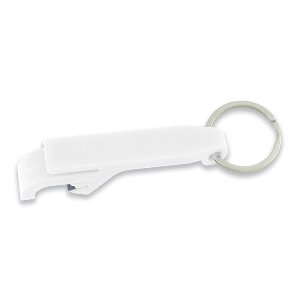 Bottle Opener Keychain with Splitring will open bottles and pull tabs... from ASI 93520 Ventura Inc