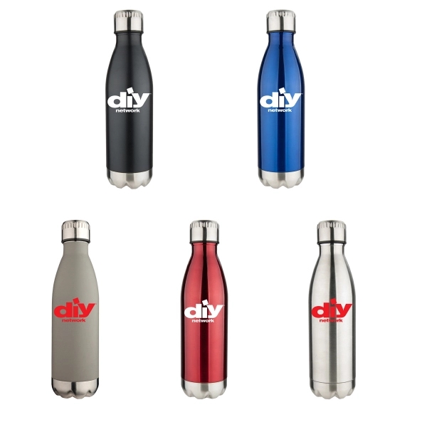 Breckenridge 17 oz. vacuum bottle with twist-off cap.... from ASI 90859 Tempo Industries Inc / Tempoline
