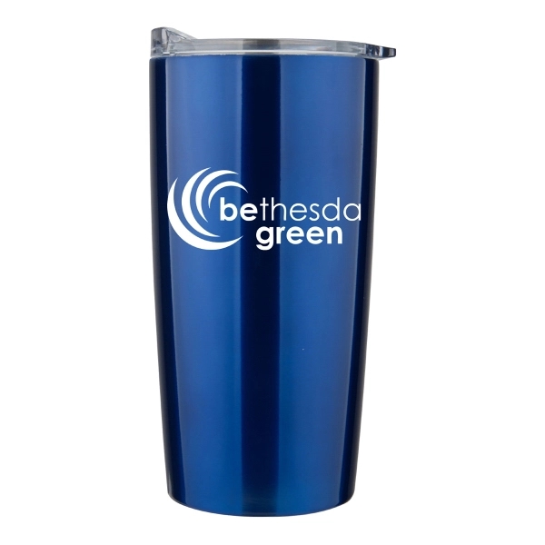 20 oz. Vail vacuum-insulated stainless-steel tumbler with push-on lid; keeps drinks... from ASI 90859 Tempo Industries Inc / Tempoline