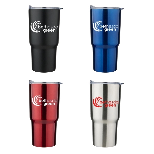 20 oz. Aspen vacuum-insulated stainless-steel tumbler with water-tight lid; keeps drinks... from ASI 90859 Tempo Industries Inc / Tempoline