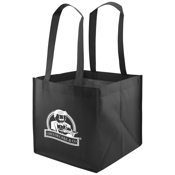 10" x 10" x 10" Hexa tote in cube shape; includes... from ASI 75731 PWS / Pacific Western Sales/PWS