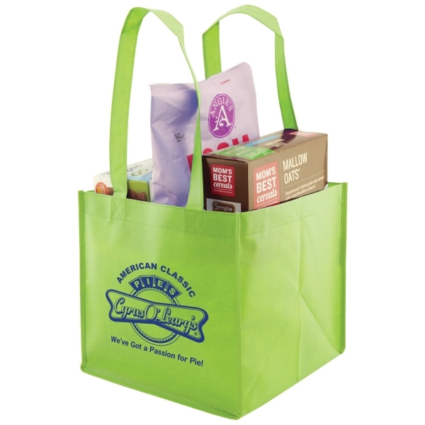 10" x 10" x 10" Hexa tote in cube shape; includes... from ASI 75731 PWS / Pacific Western Sales/PWS