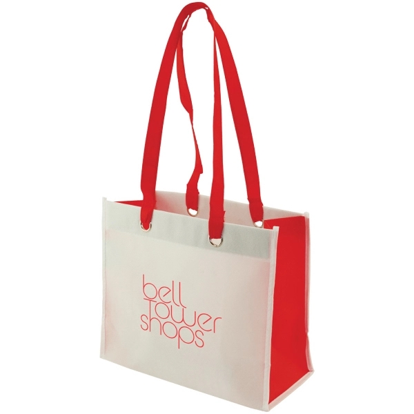 11" x 9" x 5" Dualis tote bag; includes carboard reinforced... from ASI 75731 PWS / Pacific Western Sales/PWS