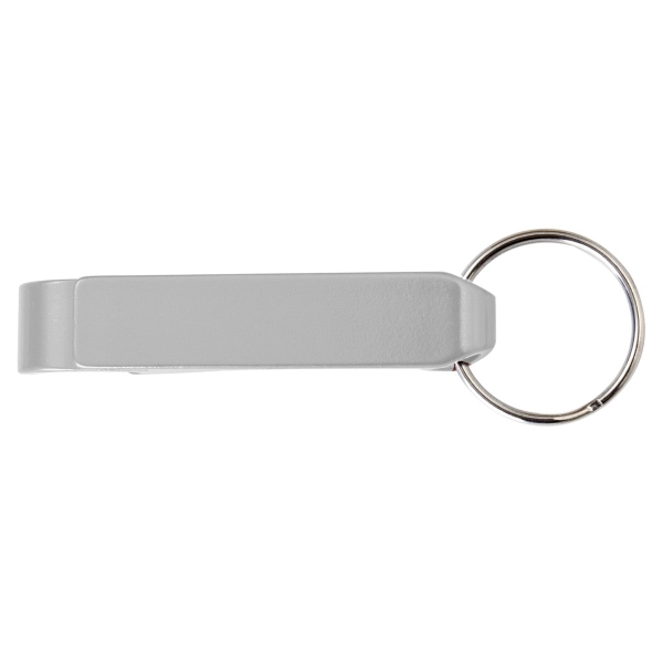 Aluminum Bottle and can Opener with key ring.  Rush service... from ASI 41511 Brainchild USA Inc / BrainChild Gift Club