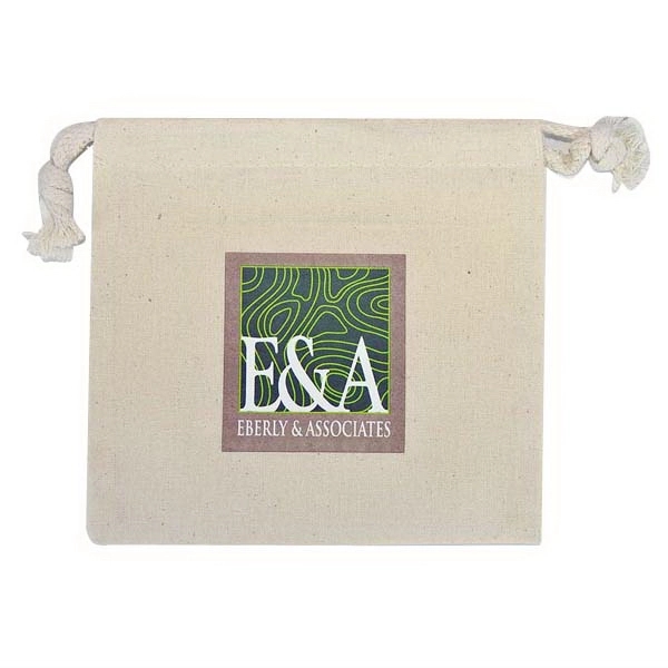 100% Natural Cotton Drawstring Bag available in multiple sizes.... from ASI 41630 Brave USA
