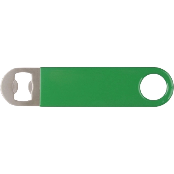 7" vinyl wrapped Bottle Opener, key holder... from ASI 74585 Nu Promo International / Nu Promo Line