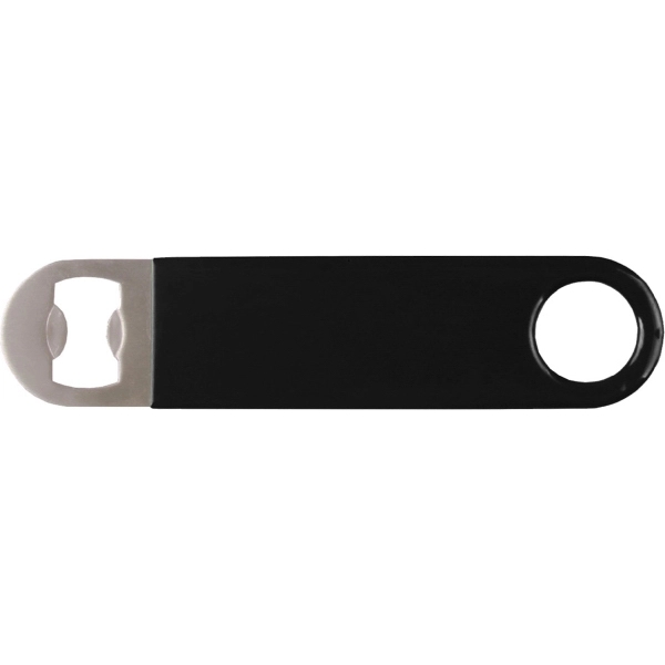 7" vinyl wrapped Bottle Opener, key holder... from ASI 74585 Nu Promo International / Nu Promo Line