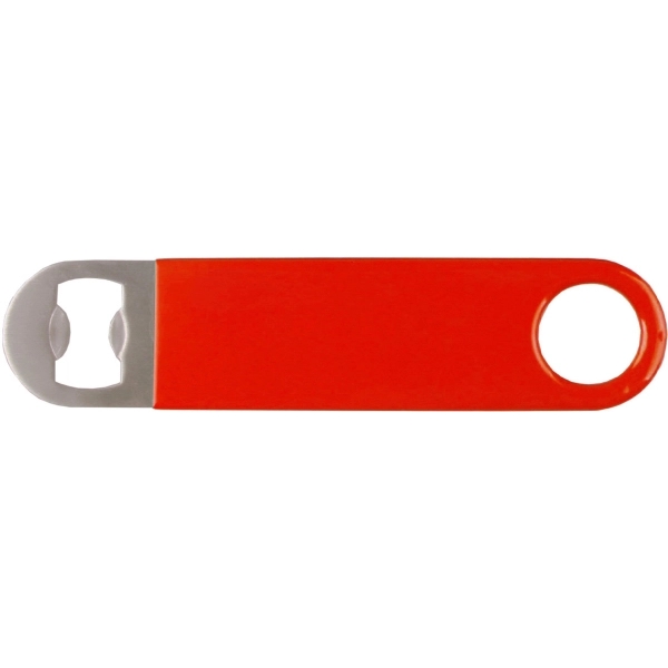 7" vinyl wrapped Bottle Opener, key holder... from ASI 74585 Nu Promo International / Nu Promo Line