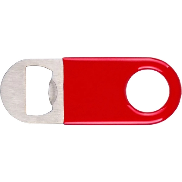 Vinyl Wrapped Bottle Opener, Key Holder... from ASI 74585 Nu Promo International / Nu Promo Line