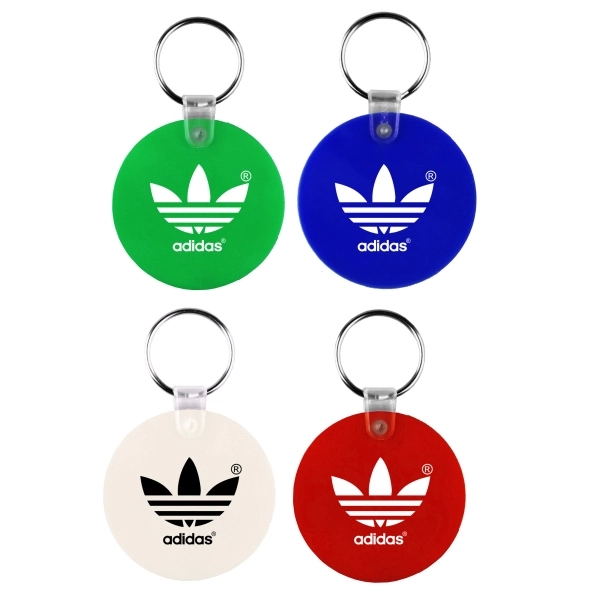 Round Shape PVC Key Holder... from ASI 74585 Nu Promo International / Nu Promo Line