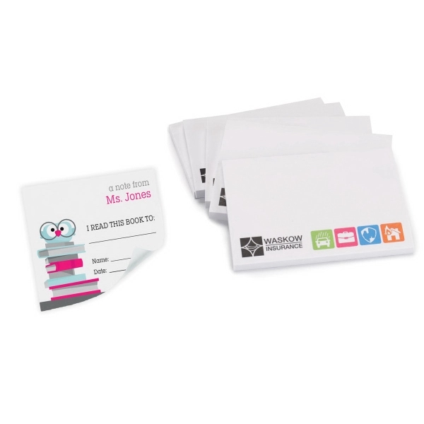 Custom white Post-itnotes, 25 sheets per pad.... from ASI 81500 Navitor Inc / Navitor®