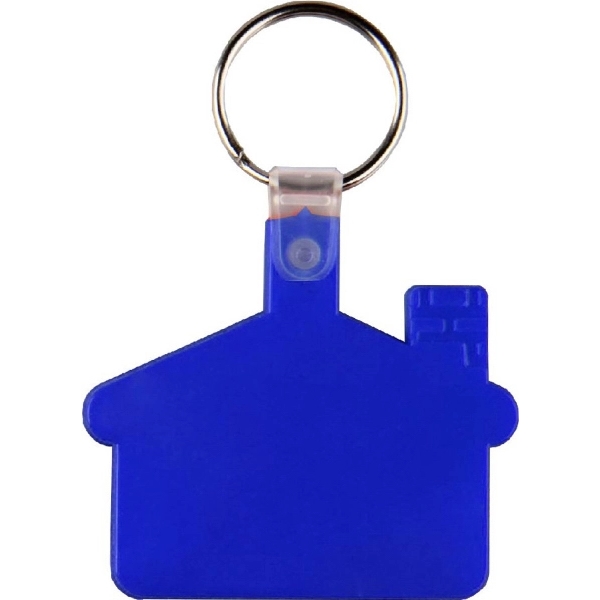 House Shape PVC Key Holder... from ASI 74585 Nu Promo International / Nu Promo Line
