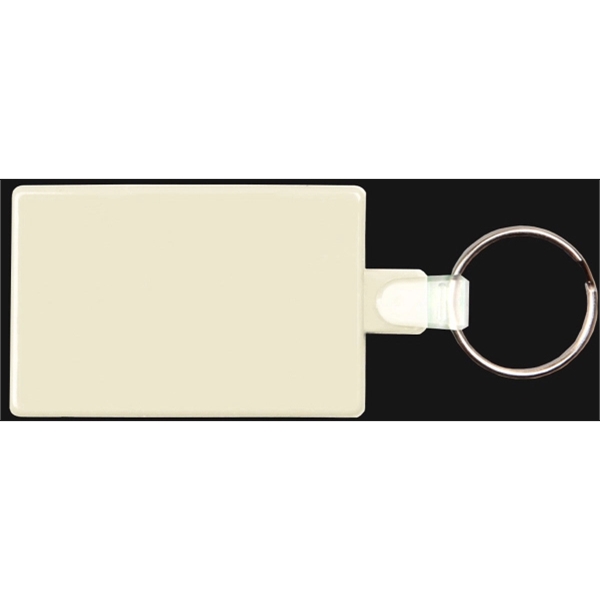 Rectangular / oval Shape PVC Key Holder... from ASI 74585 Nu Promo International / Nu Promo Line