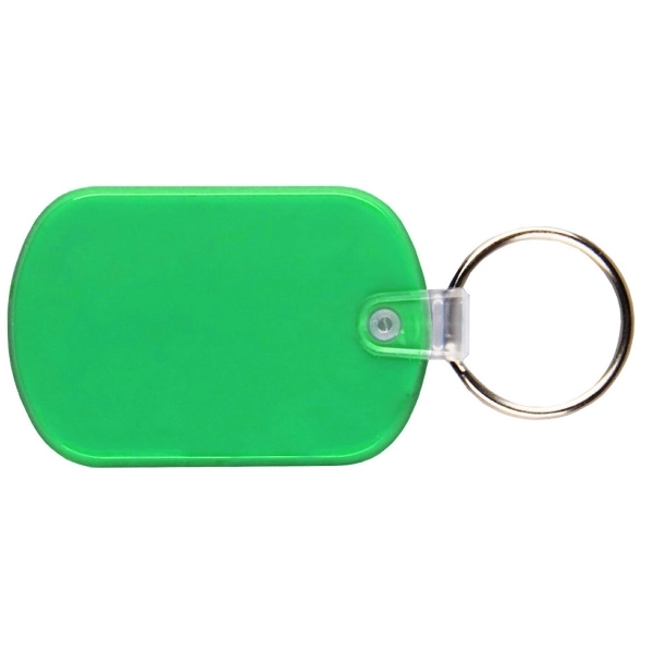 Rectangular / oval Shape PVC Key Holder... from ASI 74585 Nu Promo International / Nu Promo Line
