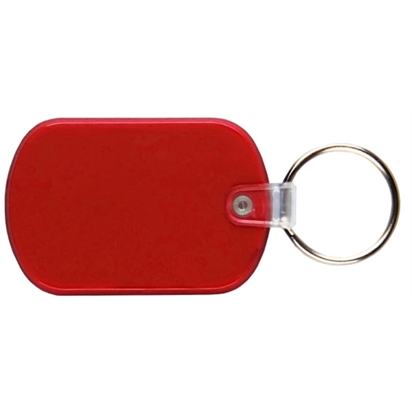 Rectangular / oval Shape PVC Key Holder... from ASI 74585 Nu Promo International / Nu Promo Line